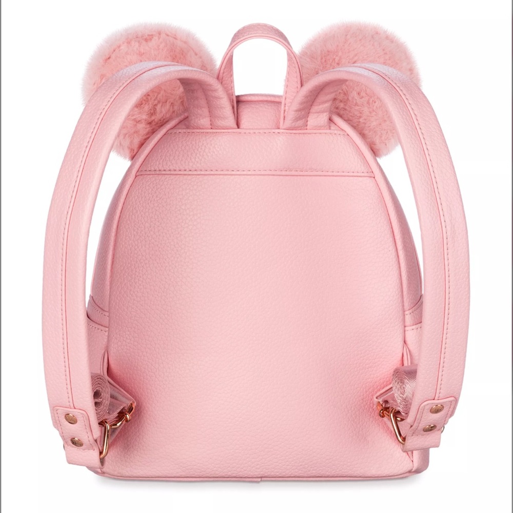 Loungefly Disney Parks Minnie Mouse Piglet Pink Mini Backpack & Ears - Picture 5 of 16